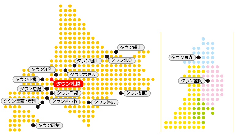タウン選択
